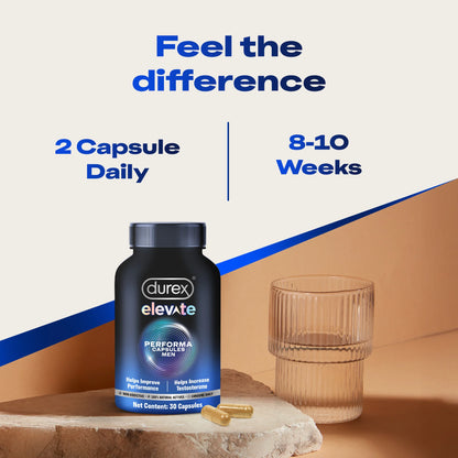 Durex Elevate Performa Shilajit - Buy 1 Get 1 Free