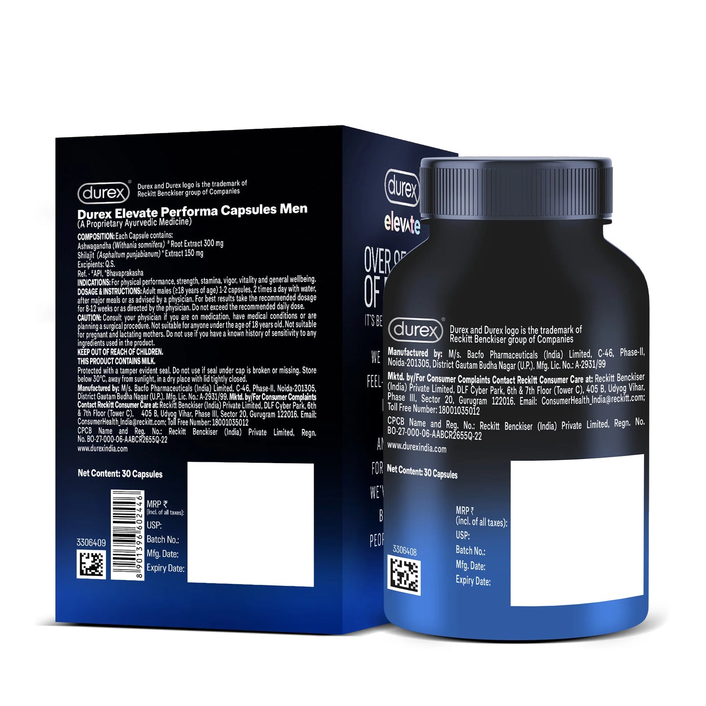 Durex Elevate Performa Shilajit - Buy 1 Get 1 Free