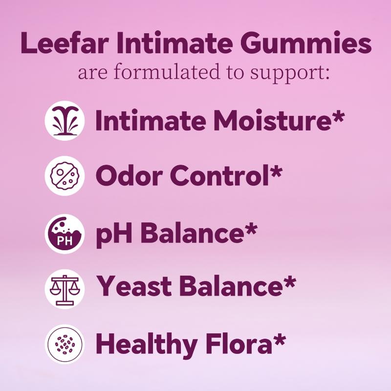 LEEFAR Her Juicy Feminine Probiotics Gummies