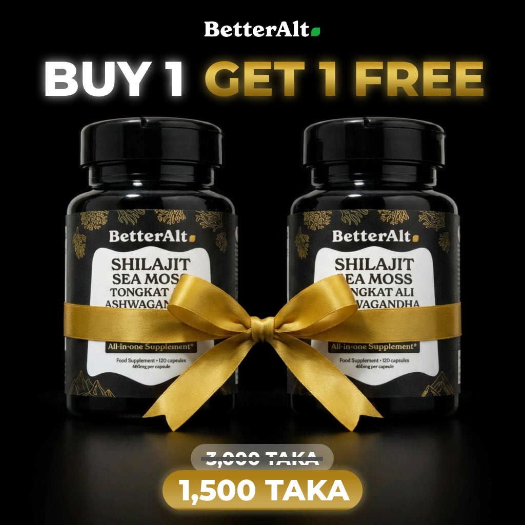 BetterAlt Shilajit Sea Moss - Buy 1 Get 1 Free