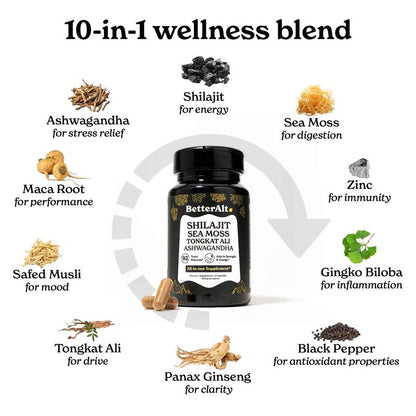 BetterAlt Shilajit Sea Moss