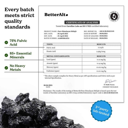 BetterAlt Shilajit Sea Moss