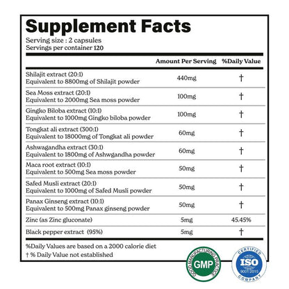 BetterAlt Shilajit Sea Moss
