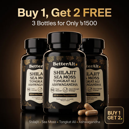 BetterAlt Shilajit Sea Moss - Buy 1 Get 2 Free