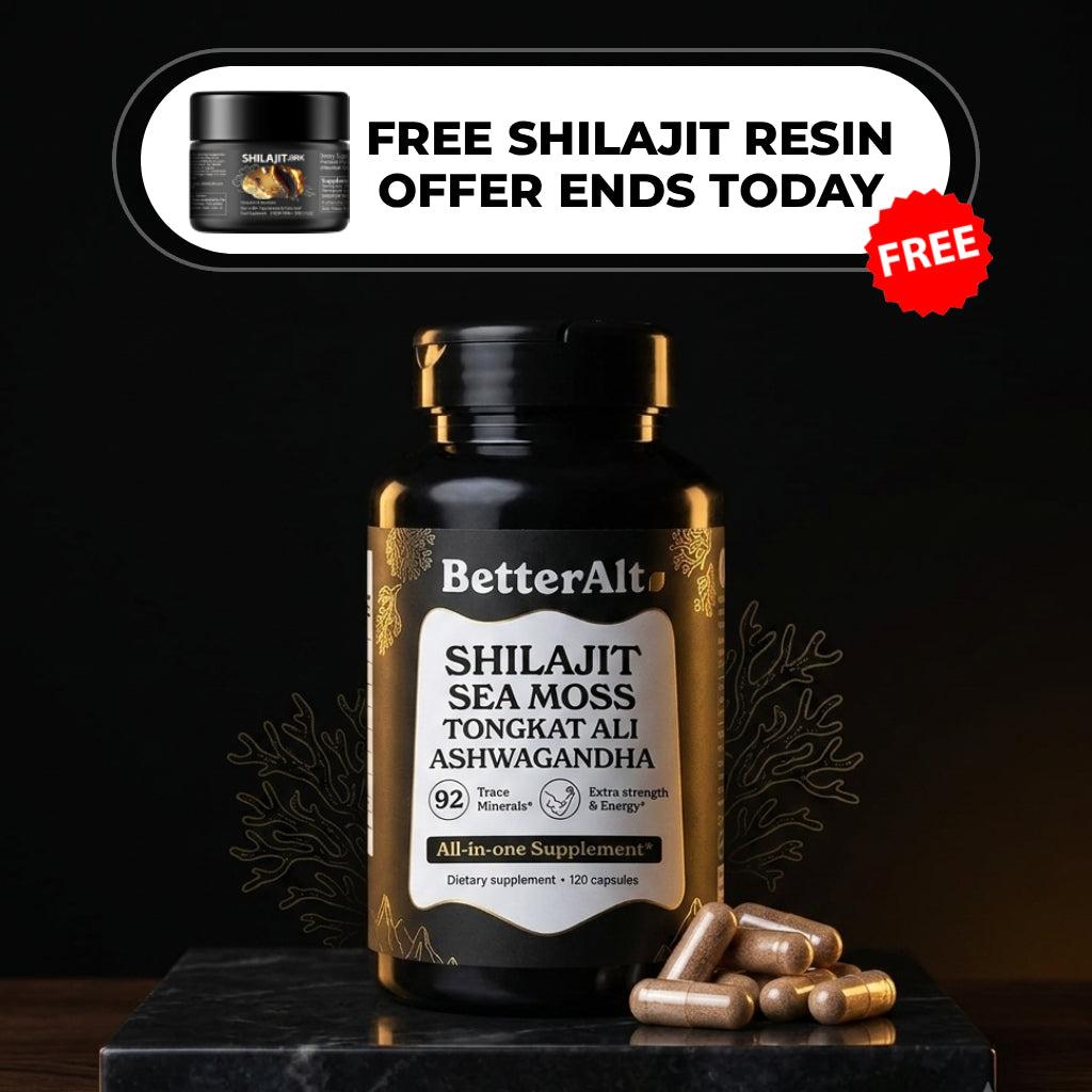 BetterAlt Shilajit Sea Moss + Free Shilajit Resin
