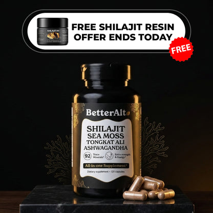 BetterAlt Shilajit Sea Moss + Free Shilajit Resin