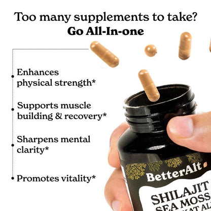 BetterAlt Shilajit Sea Moss