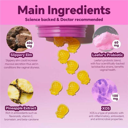 LEEFAR Her Juicy Feminine Probiotics Gummies